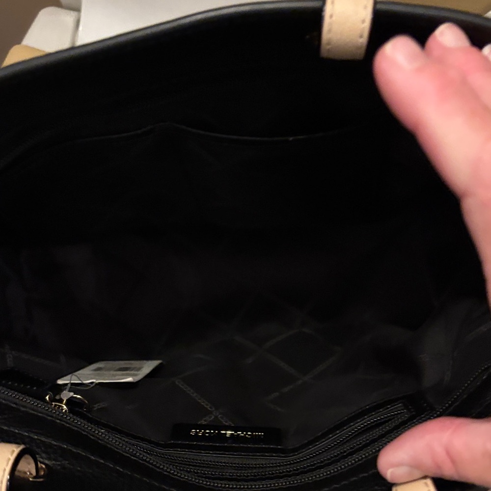 Michael Kors Black and Tan Tote Bag - Picture 5 of 9